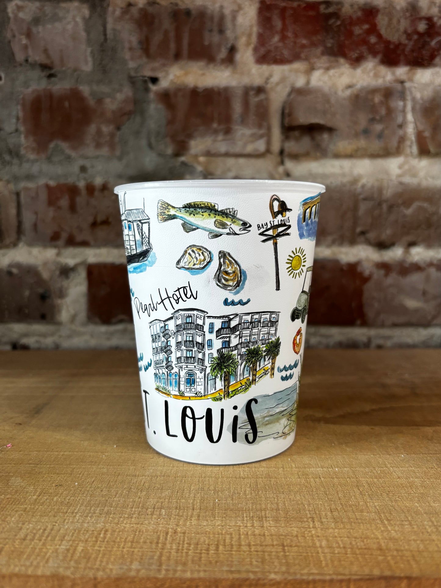 Bay St. Louis Reusable Cups - Set of 6