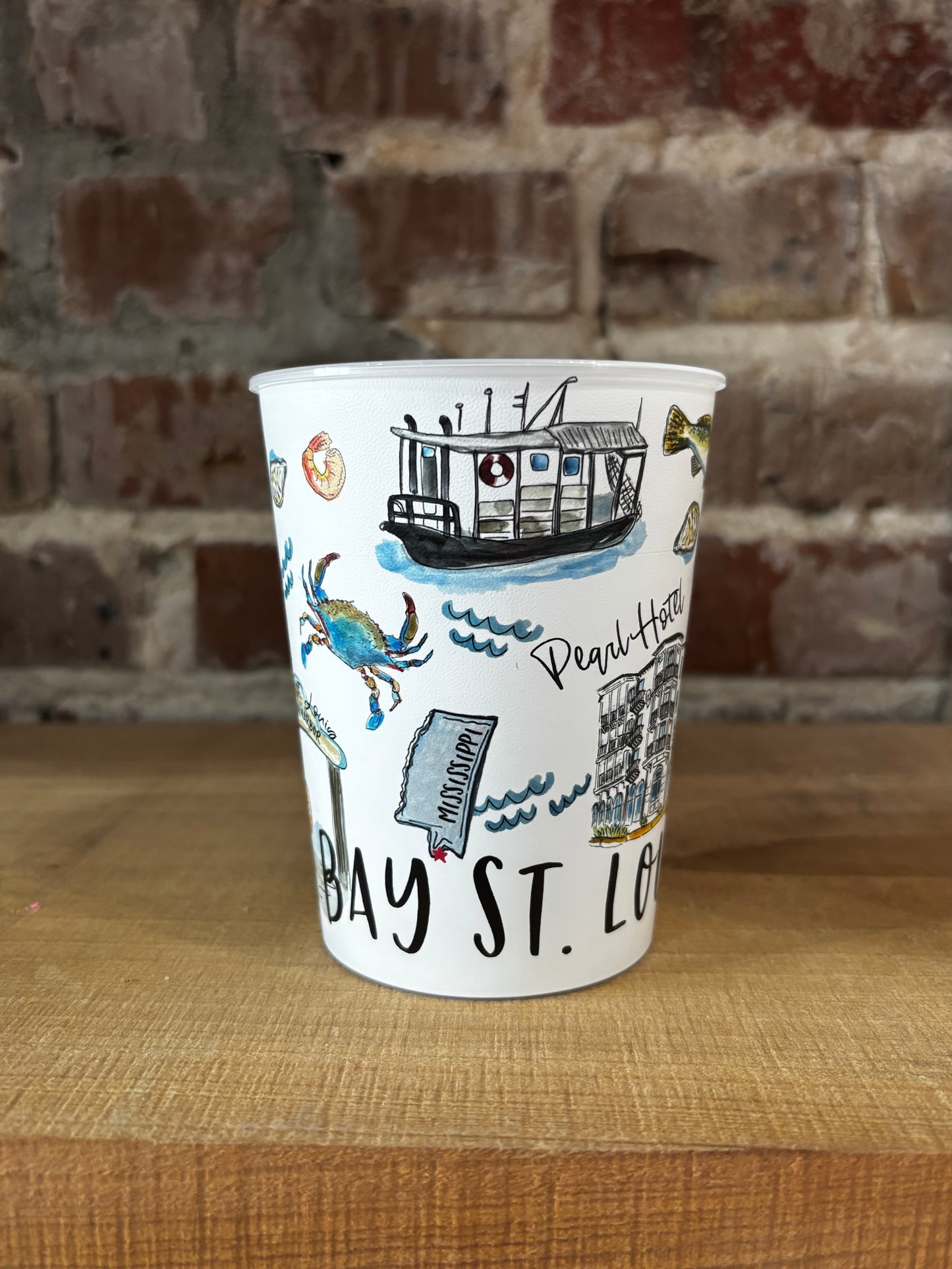 Bay St. Louis Reusable Cups - Set of 6